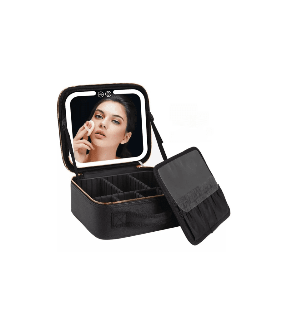 Cosmetiquera luz led neceser