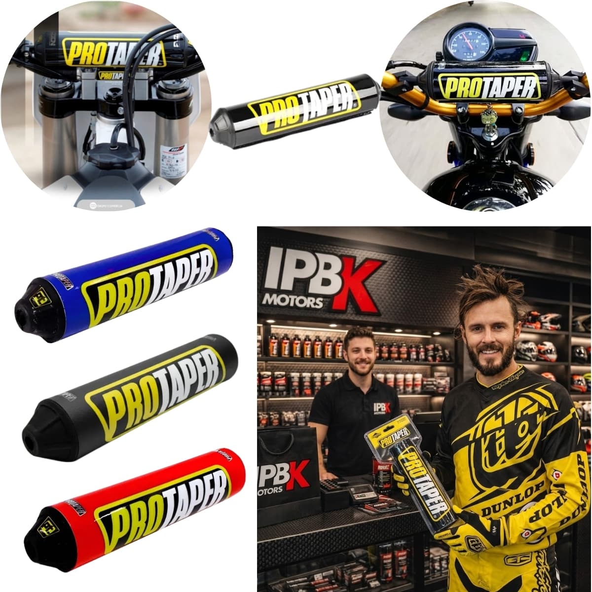 Puff espuma protaper manubrio moto unive