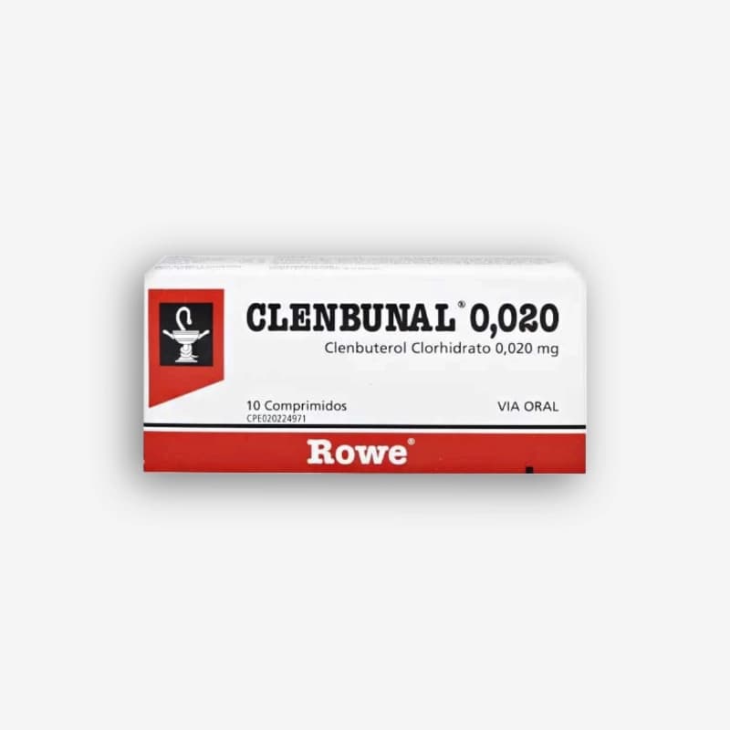 CLEMBUTEROL 20 PASTAS – ROWE