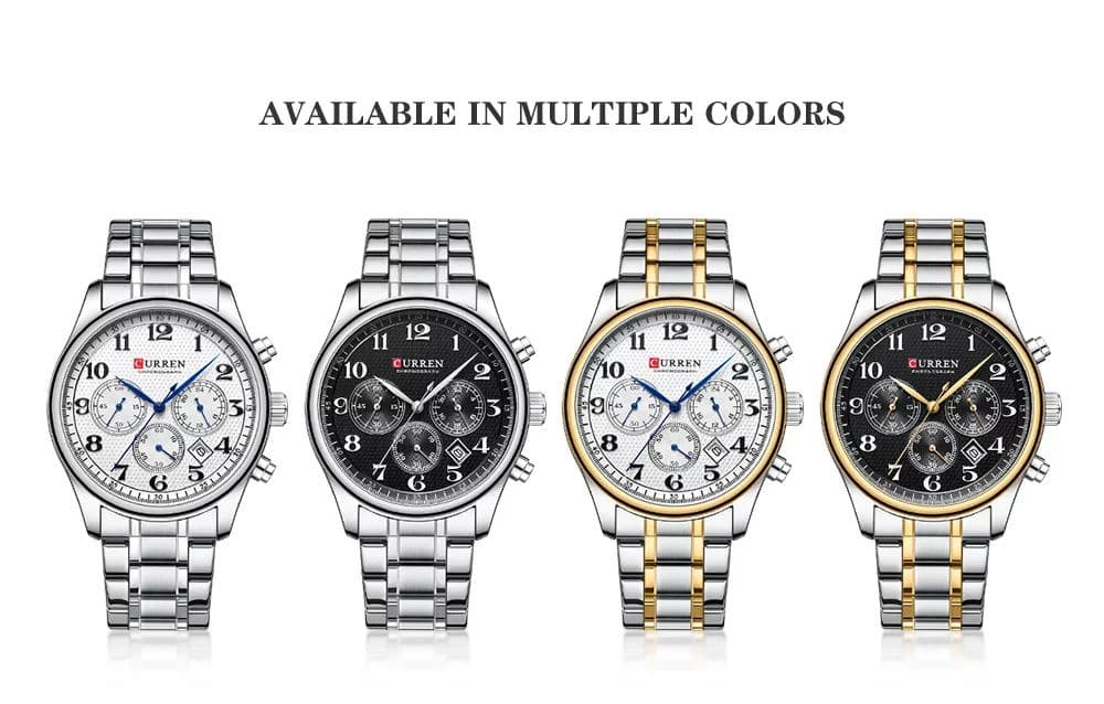 Reloj Curren 8466 Acero para Hombre