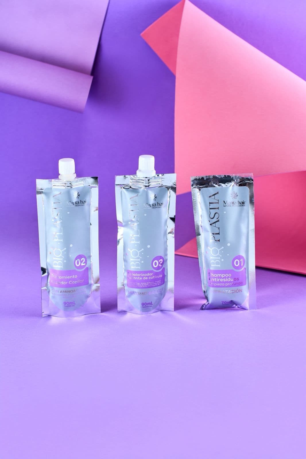 Kit X3 de alisado Bioplastia 90ml
