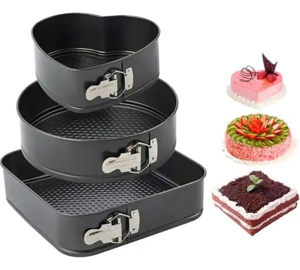 Repostería Moldes Pasteles Juego x 3