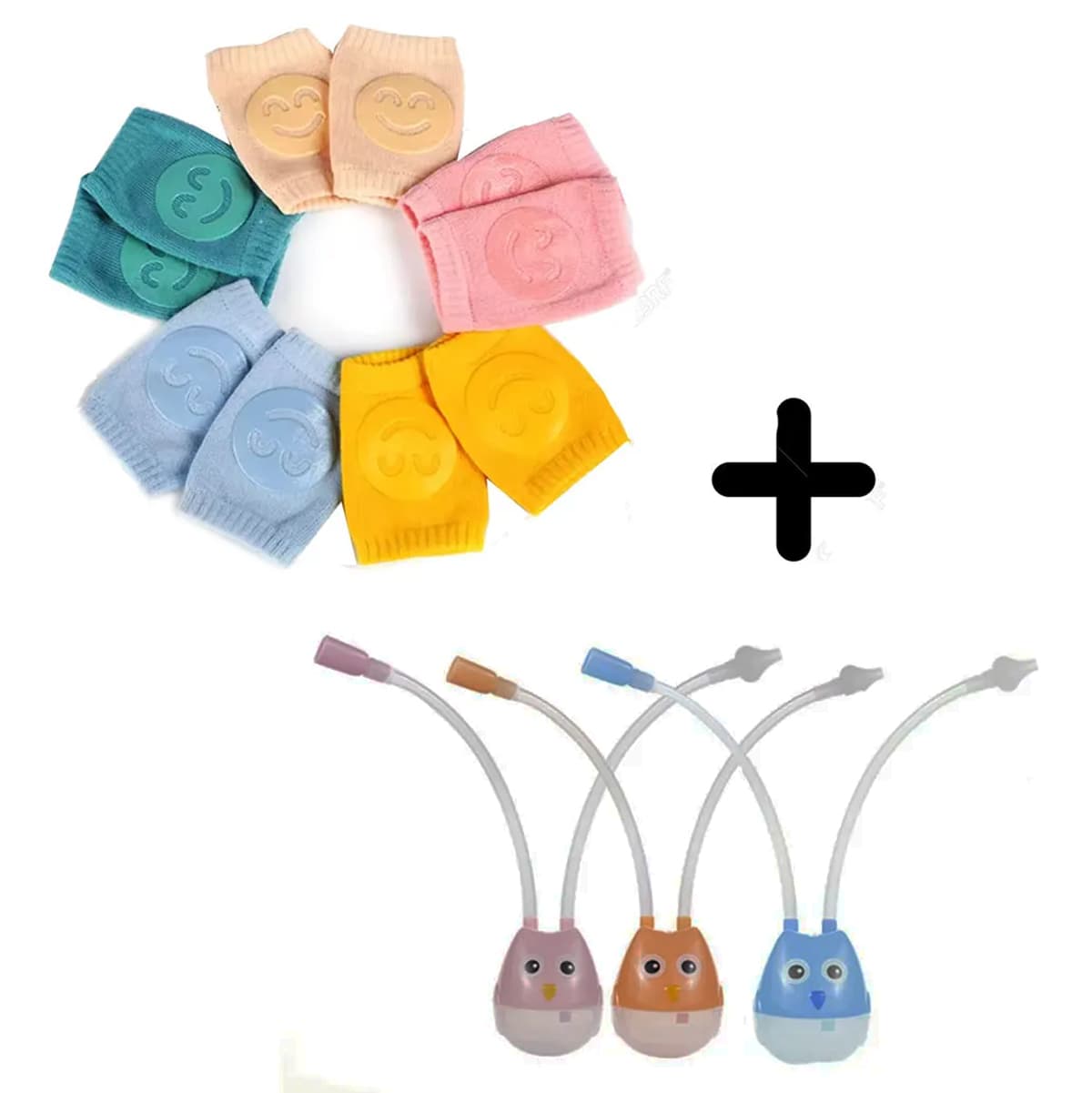 Combo Aspirador nasal y rodilleras bebé