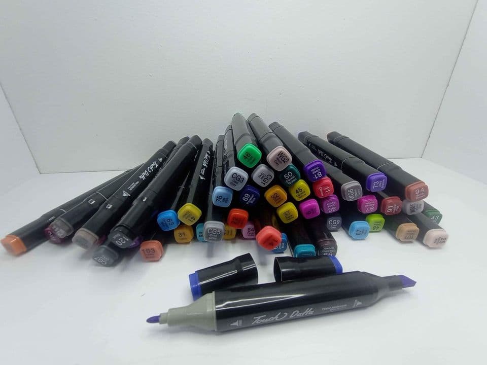 Marcadores Doble Punta Set 48 Colores Di