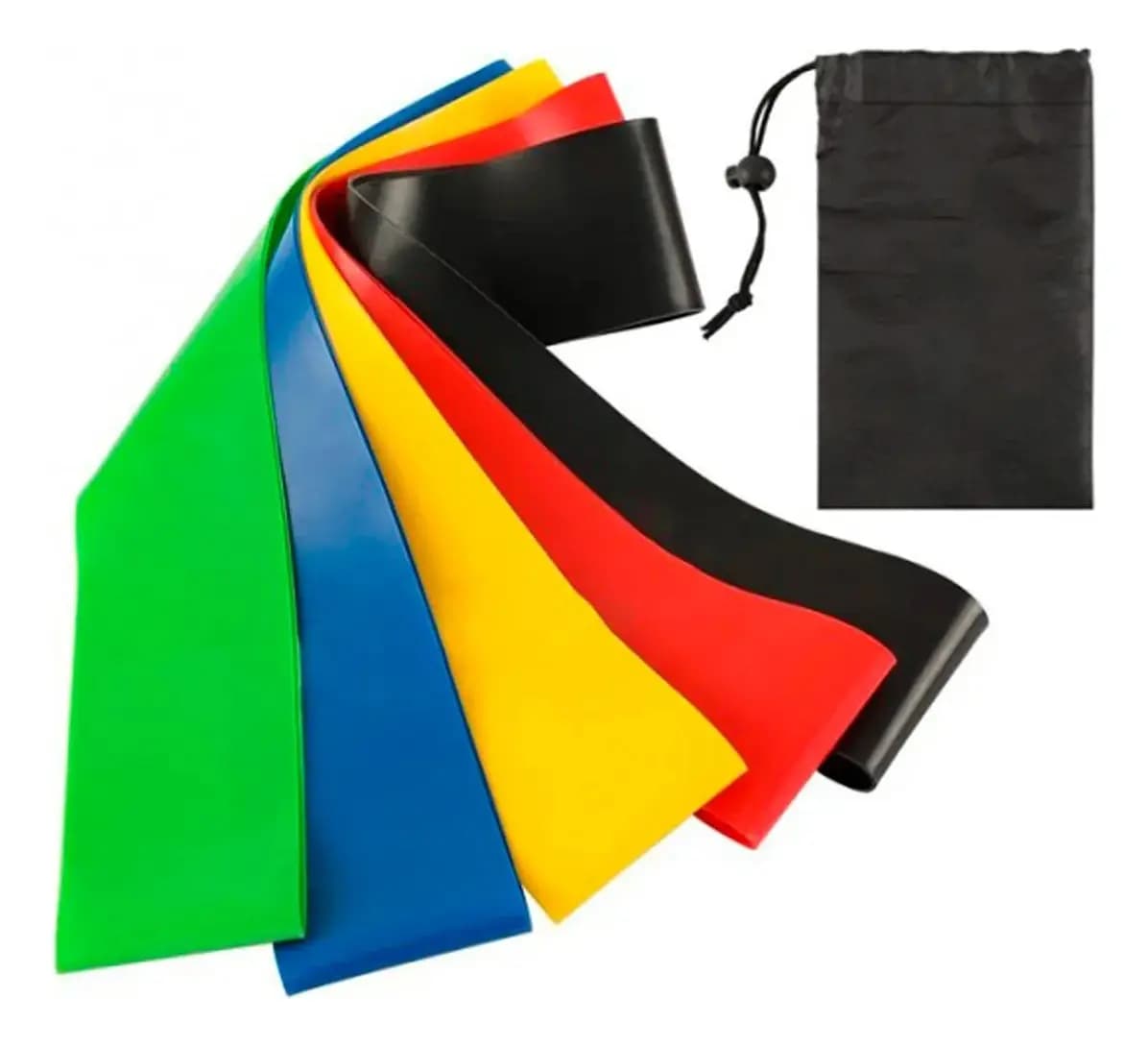 Set X5 Bandas Elasticas De Caucho