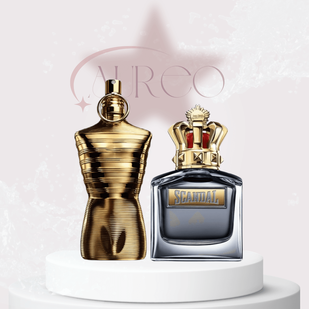 JPG Elixir + Scandal men + Perfumero