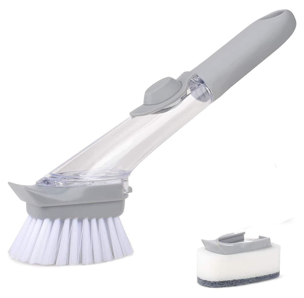 Cepillo Dispensador de Jabón 2 En 1