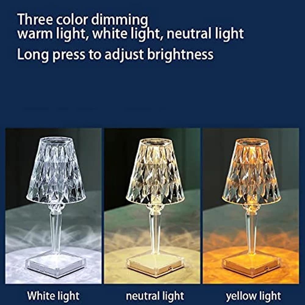 Lampara Luz led Cristal decor Control