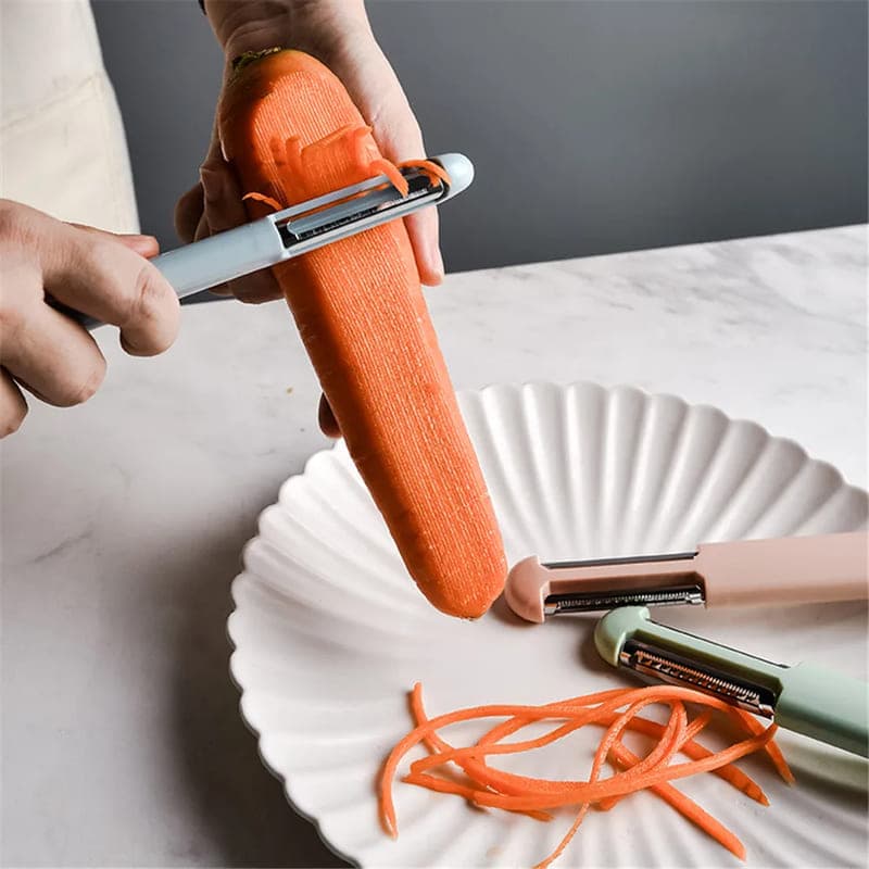 Cuchillo Pelador 3 en 1 Multifuncional
