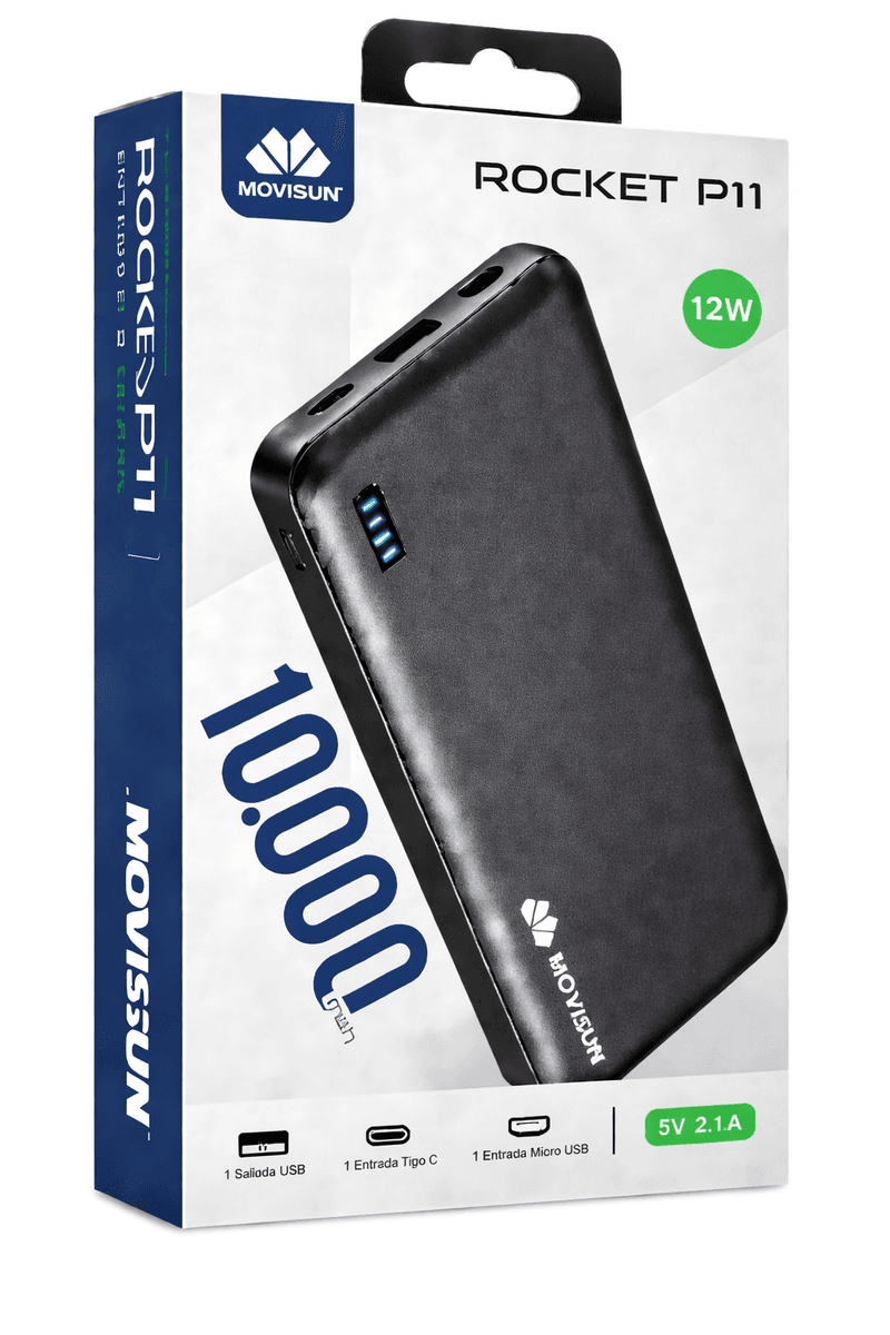 Powerbank Movisun Rocket P11 10.000 Mah