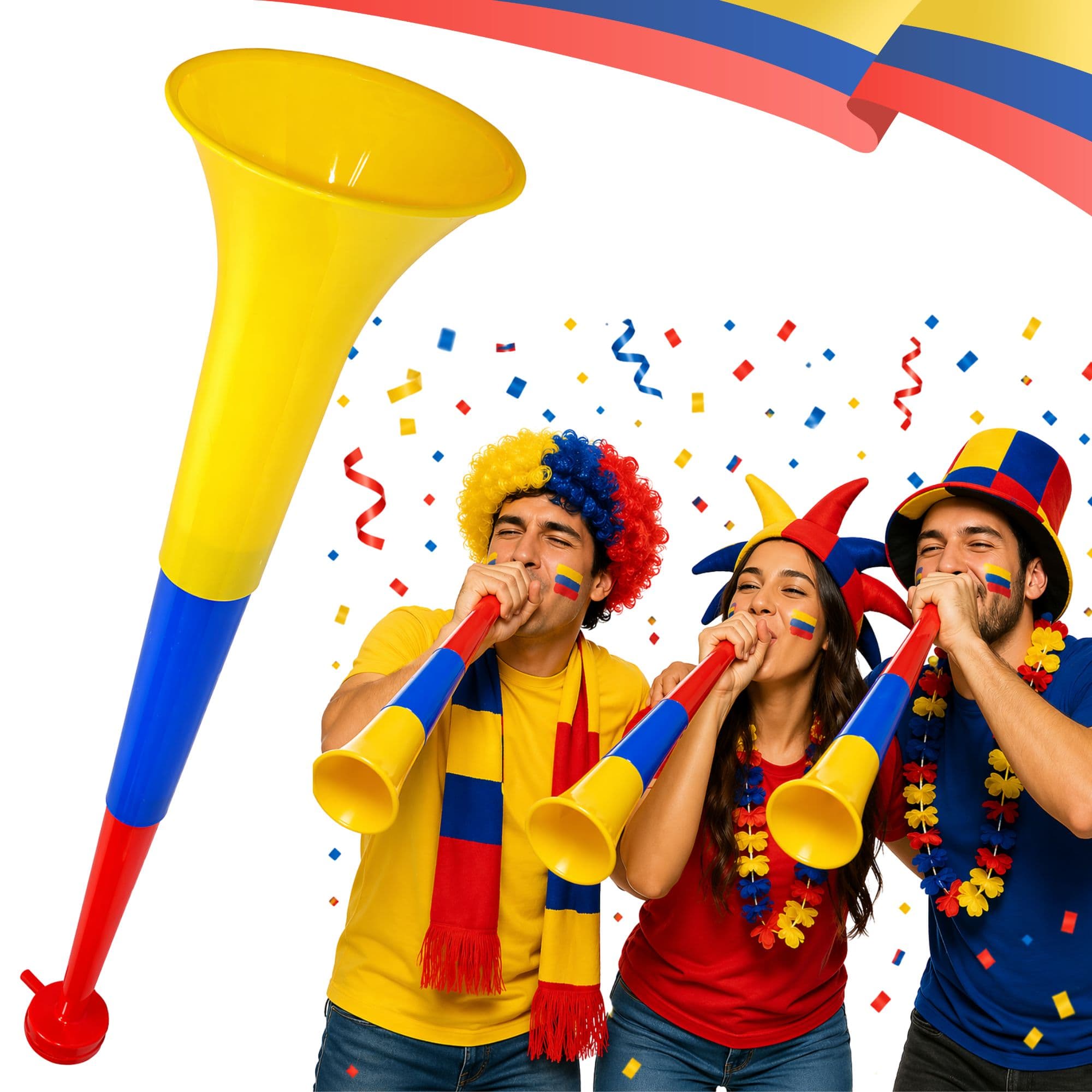 Vuvuzela Colombia Fiesta Mundial Grande