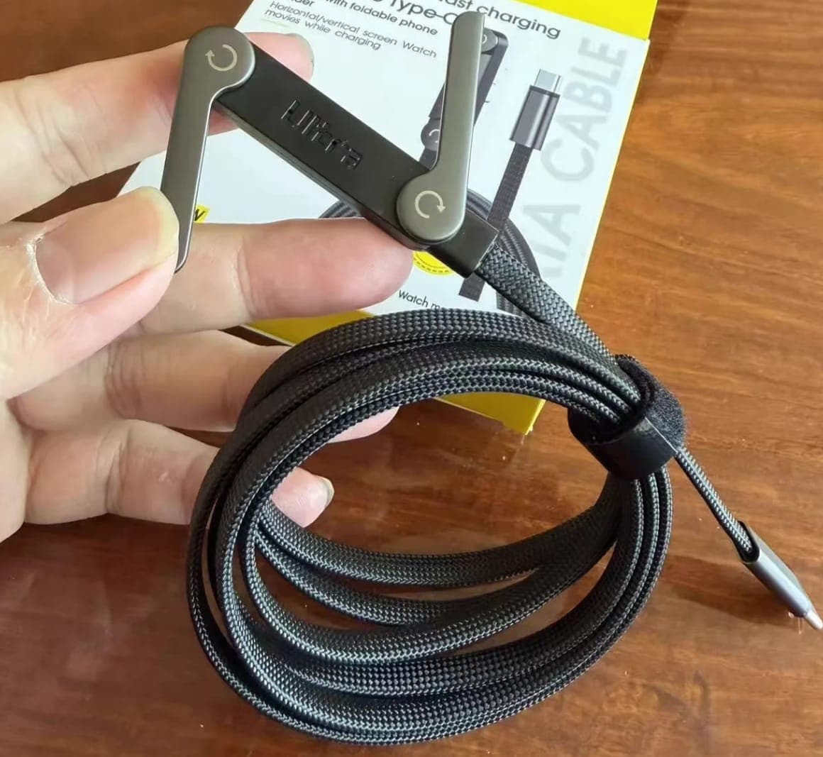 Cable para celular con soporte puerto C