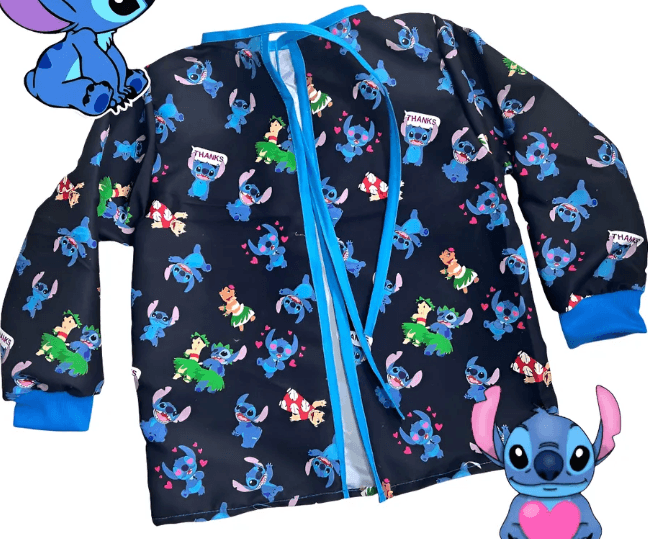 Delantal escolar lilo y Stitch