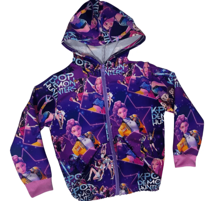 Chaqueta rompevientos Kpop Demon Hunters