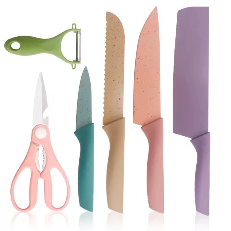Set de Cuchillos y Utensilios de Cocina