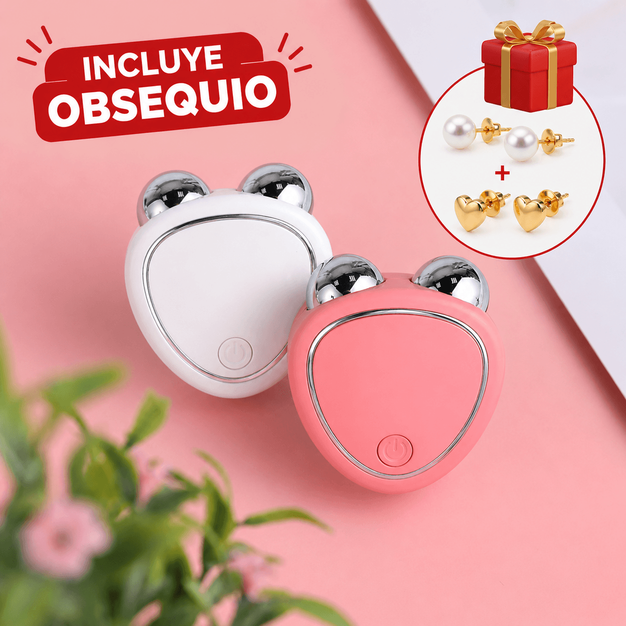 Masajeador Facial Microcorriente + OBSEQ