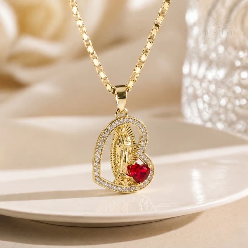 Collar Corazón de Madre