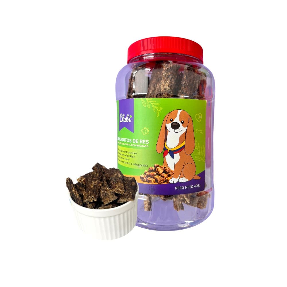 Bocaditos de res para perros