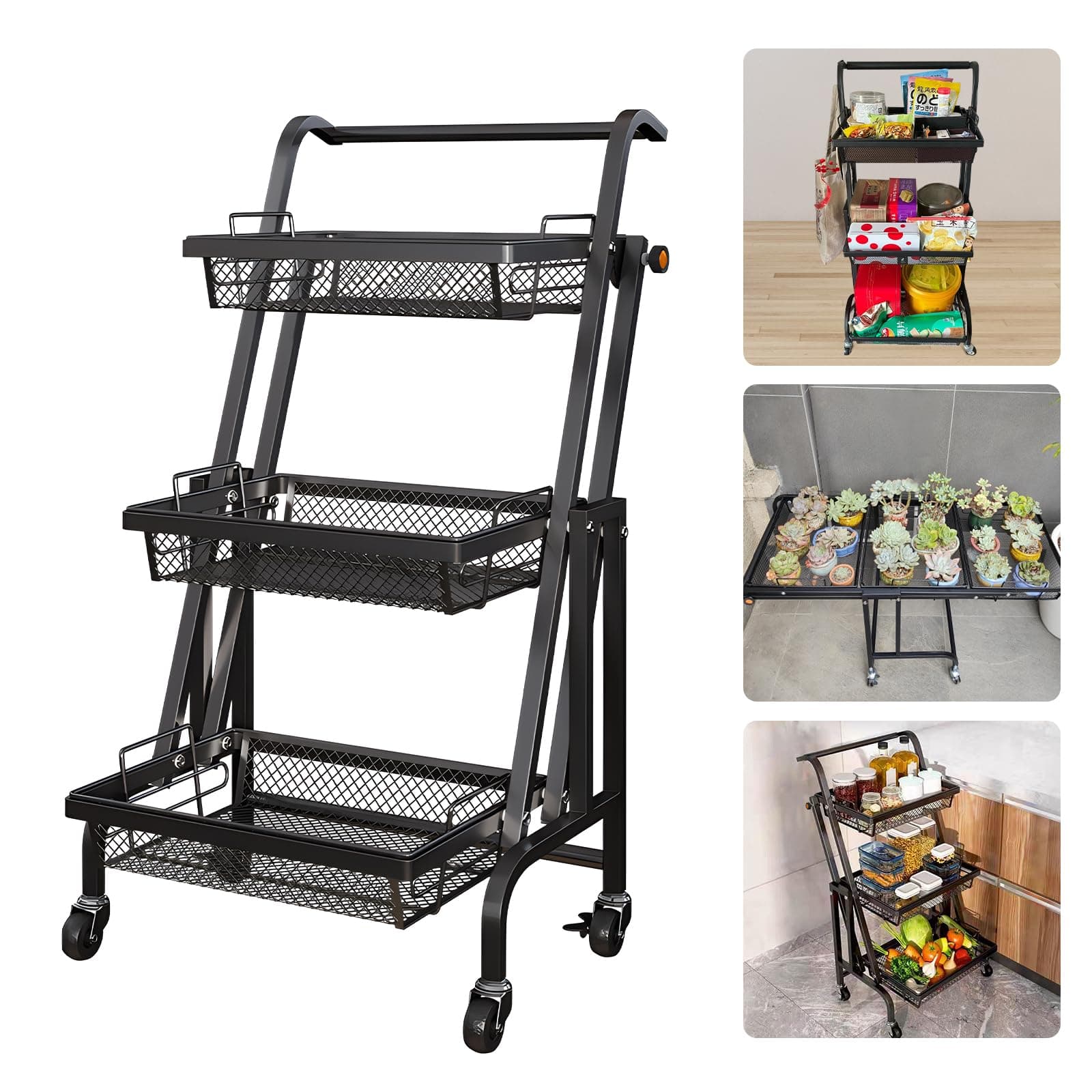 Organizador Plegable 3 Niveles Metalico