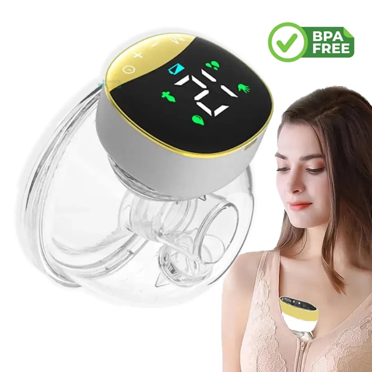 EXTRACTOR LECHE MATERNA MANOS LIBRES X1
