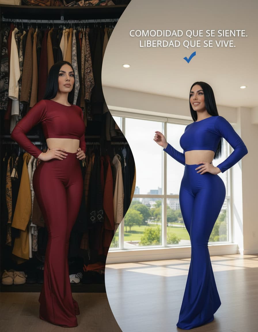 SET MANGA LARGA AZUL REY