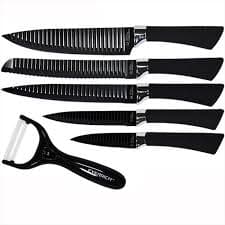 JUEGO SET DE CUCHILLOS LUJO 6 PIEZAS