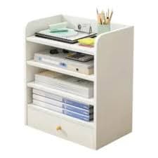 ORGANZADOR PARA ESCRITORIO 4 ESTANTES