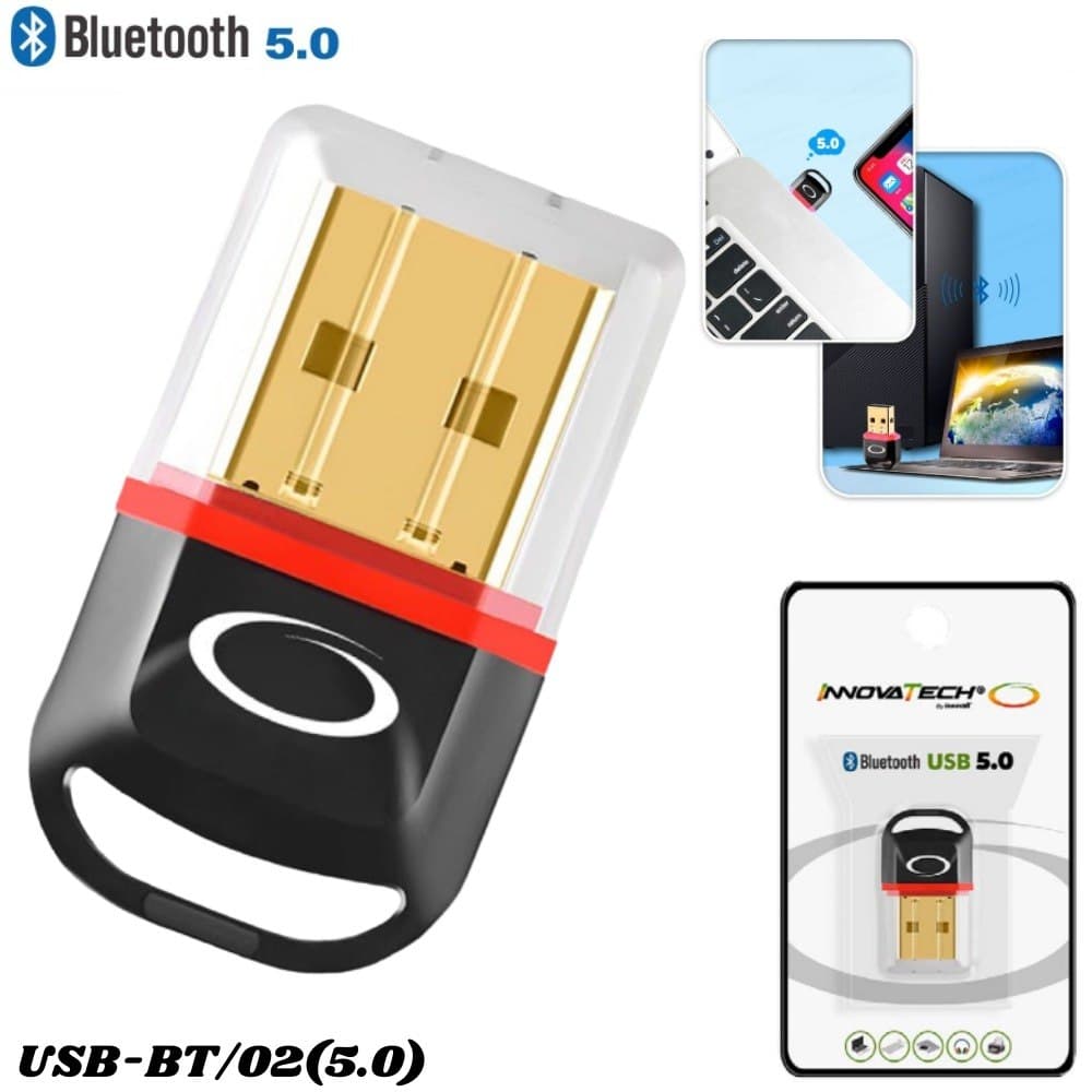 Adaptador Receptor Bluetooth Usb 5.0