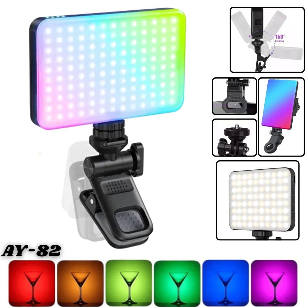 Lampara Luz Led De Fotografia Rgb Ay-82