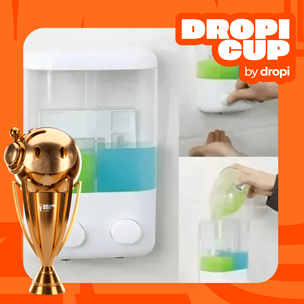 Dispensador Doble De Jabón Líquido