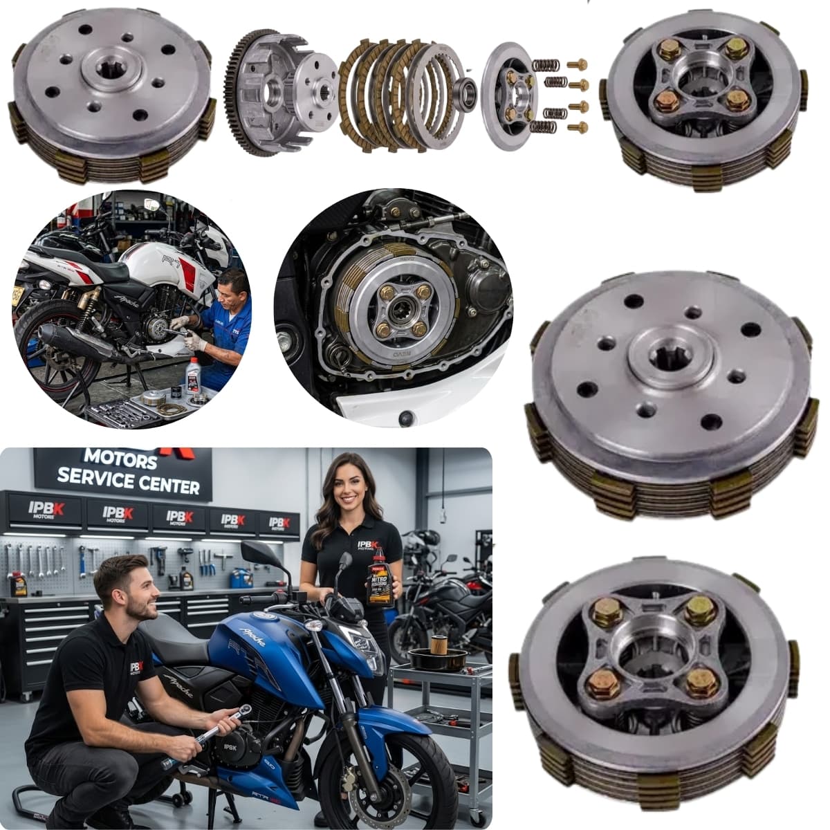 Clutch  revo semicompleto apache rtr 160