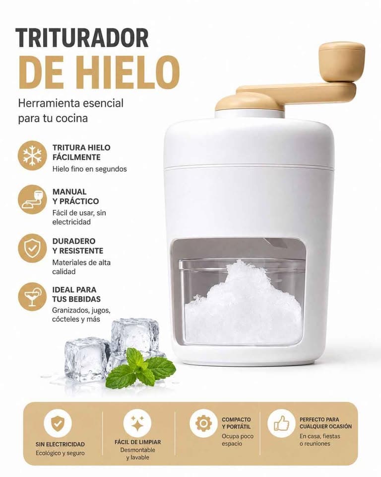 Máquina Trituradora De Hielo Para Raspad
