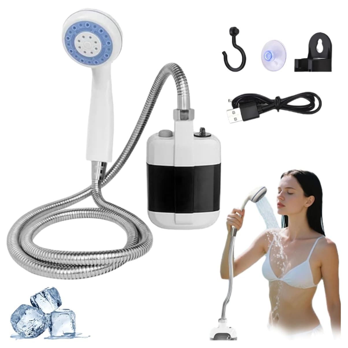 Ducha Regadera Portatil Recargable