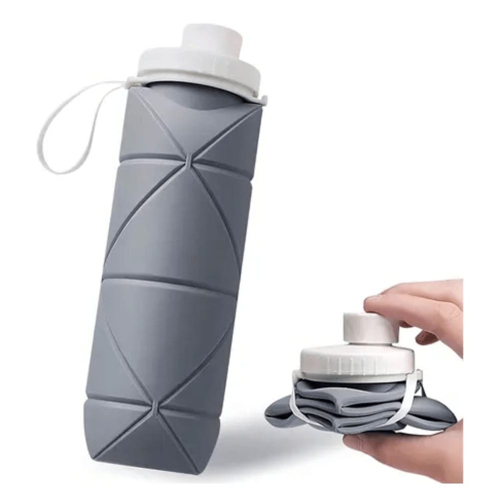 Botella Agua Termica Silicona Plegable P