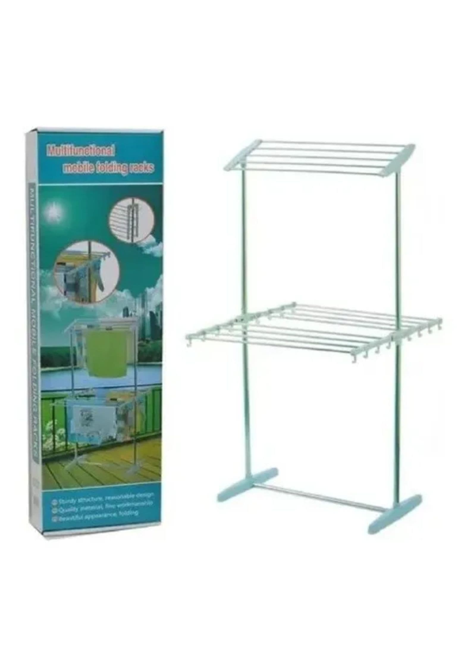 Tendedero De Ropa Multifuncional Plegabl