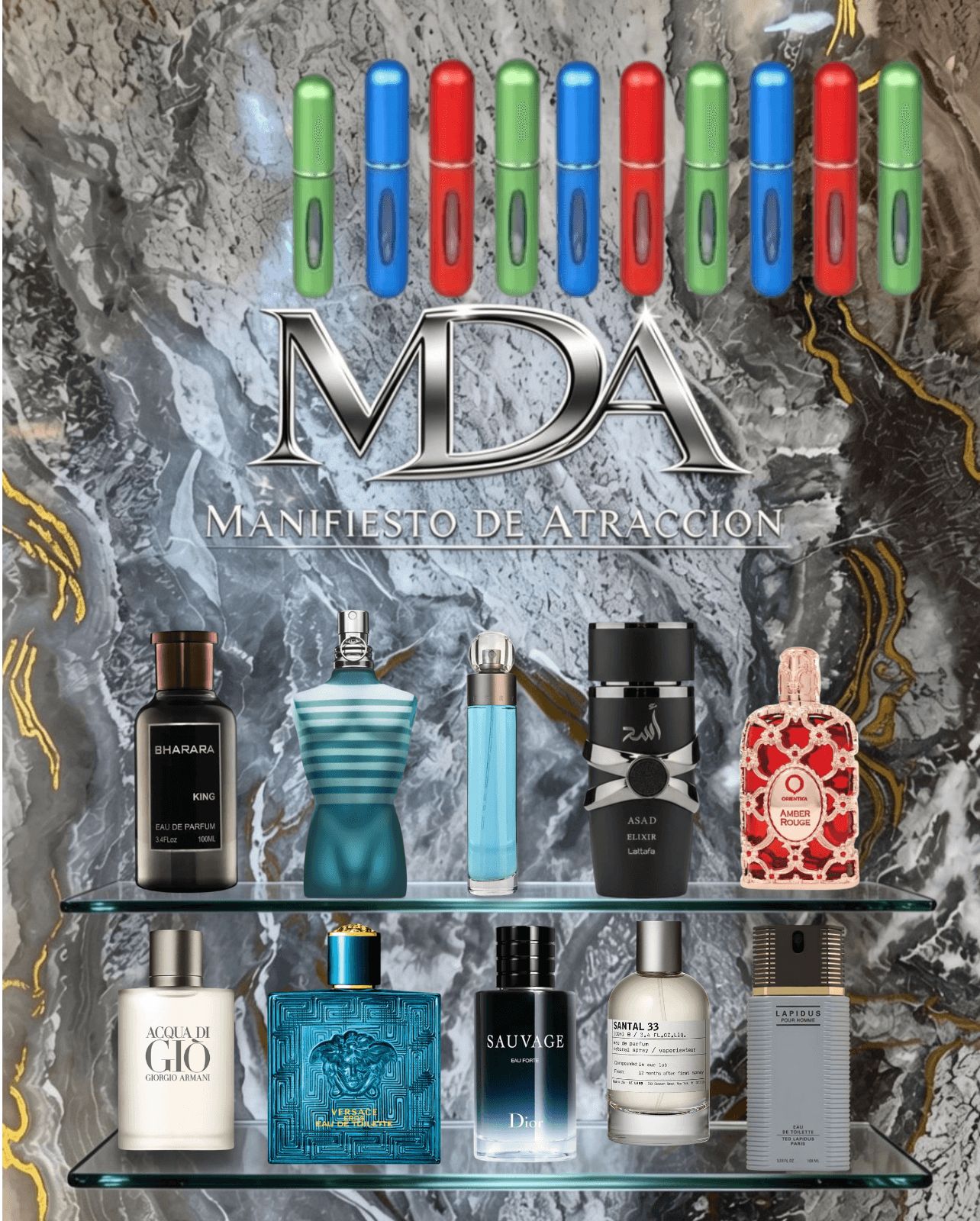 COMBO X10 PERFUMES CON FEROMONAS