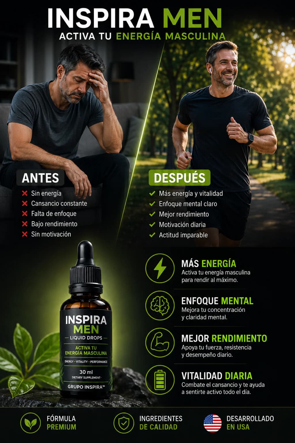 Masculinidad energia vitalidad