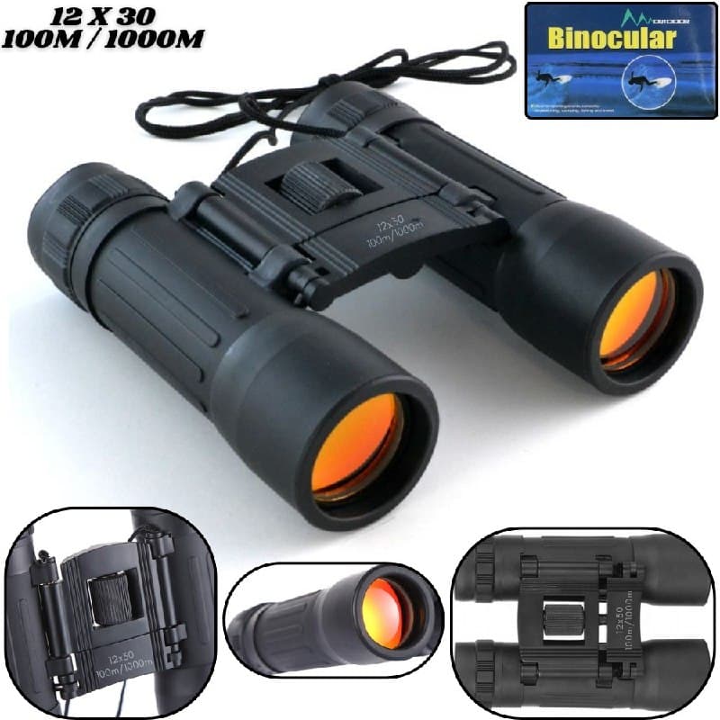 Binoculares 12x30 Lentes De Larga Distan