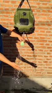 Ducha portatil para camping