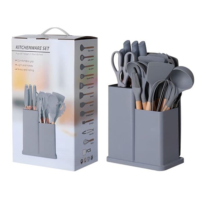 Set De 19 Utensilios De Cocina Premium