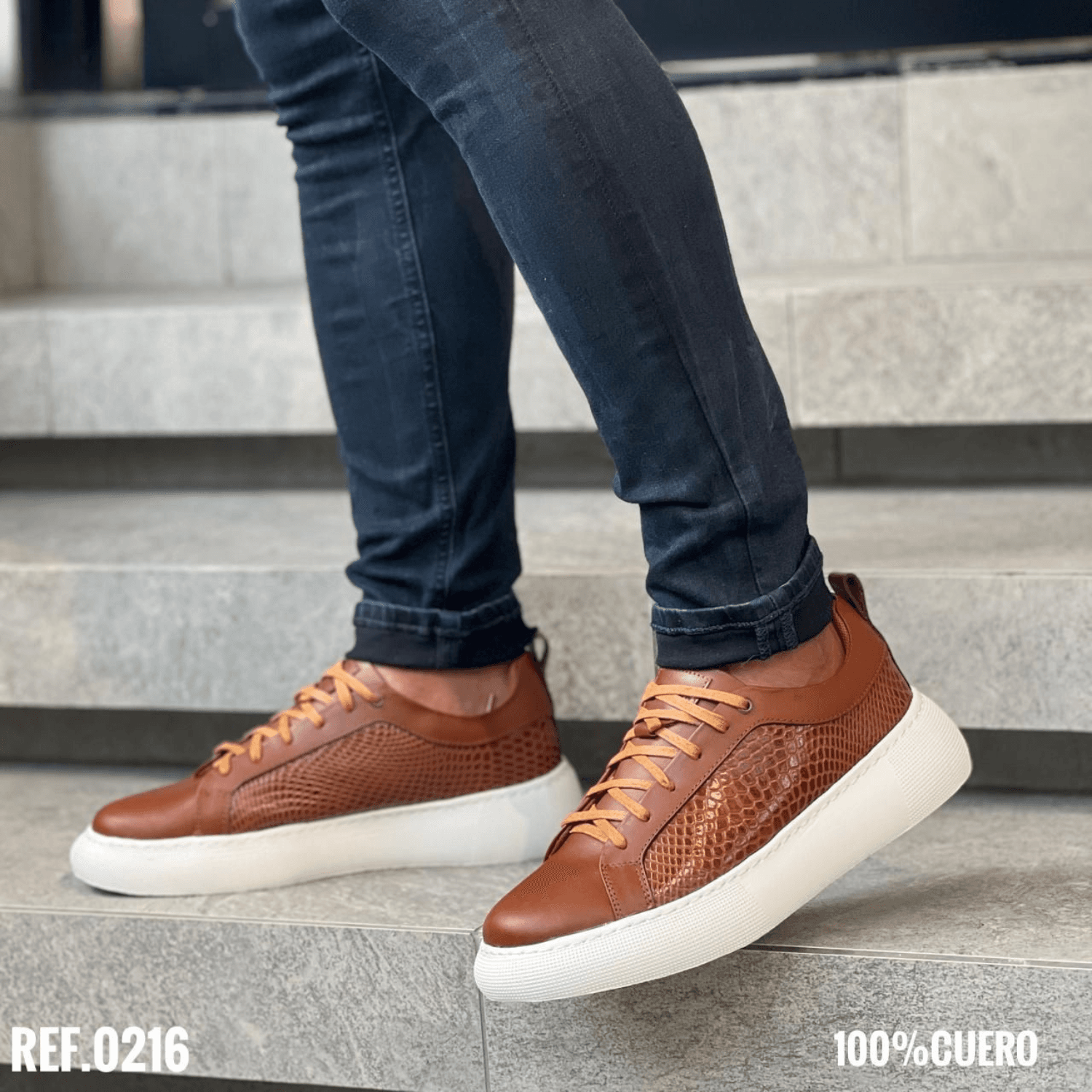 DEPORTIVO SUELA EVA 100% CUERO