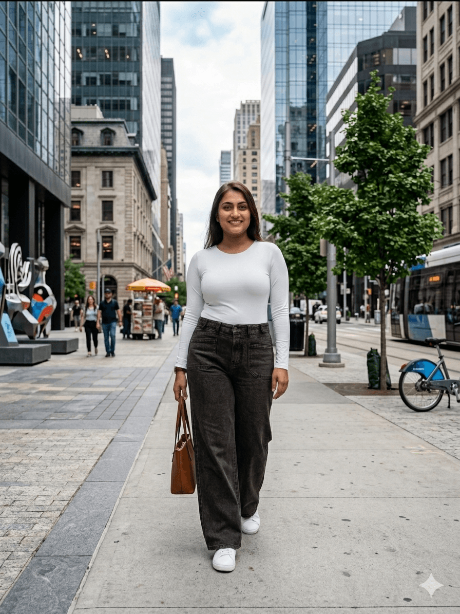 Jeans isabella gris