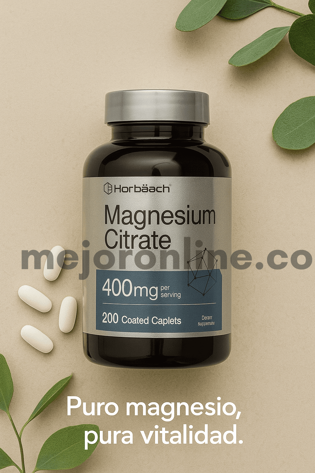 Citrato de Magnesio Horbaach 400mg