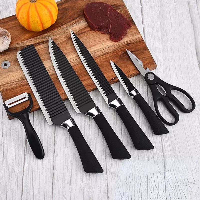 Set de cuchillos elegante X6 piezas chef
