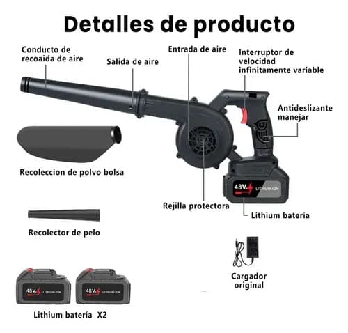 A618 Soplador de hojas inalámbrico