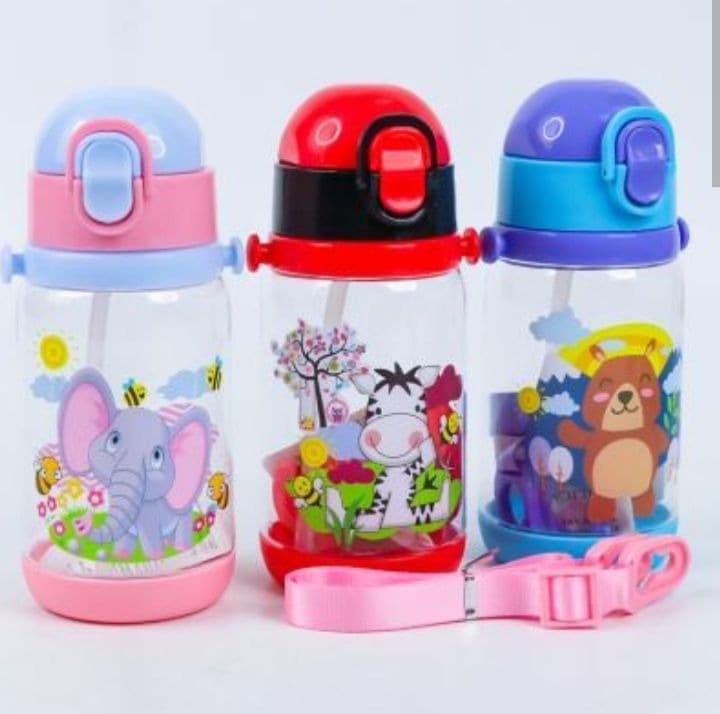 Termo Botella Para Agua Con Pitillo