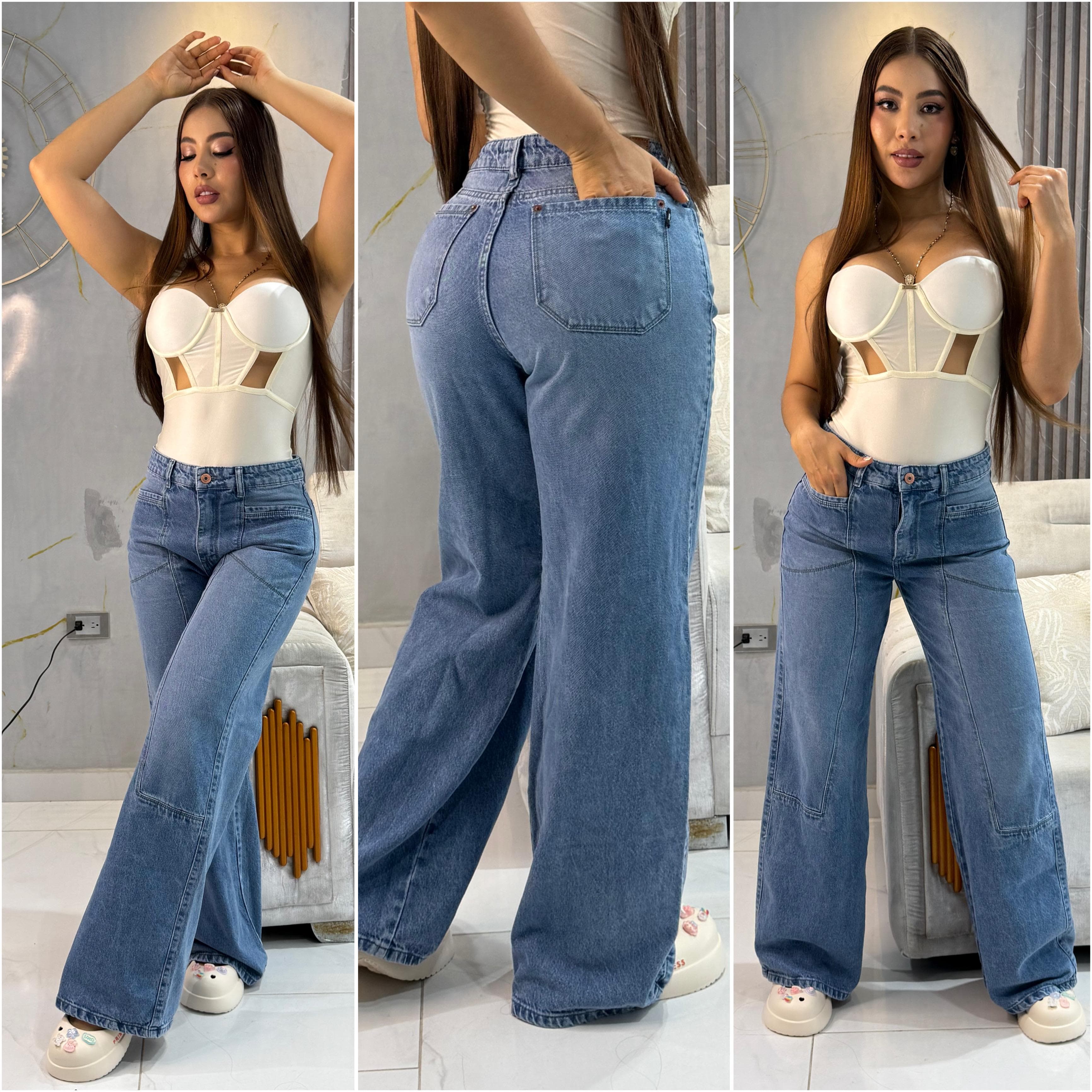 Ref: 0071 Jean wide leg o bota recta