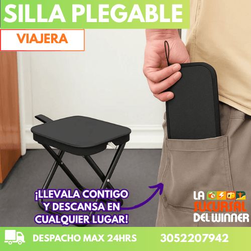 Silla plegable DROPI CUP