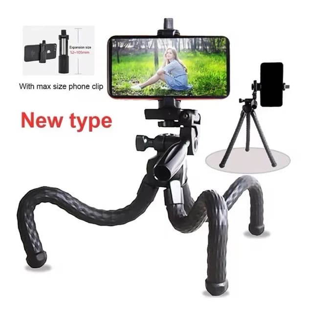 Trípode flexible  soporte celular