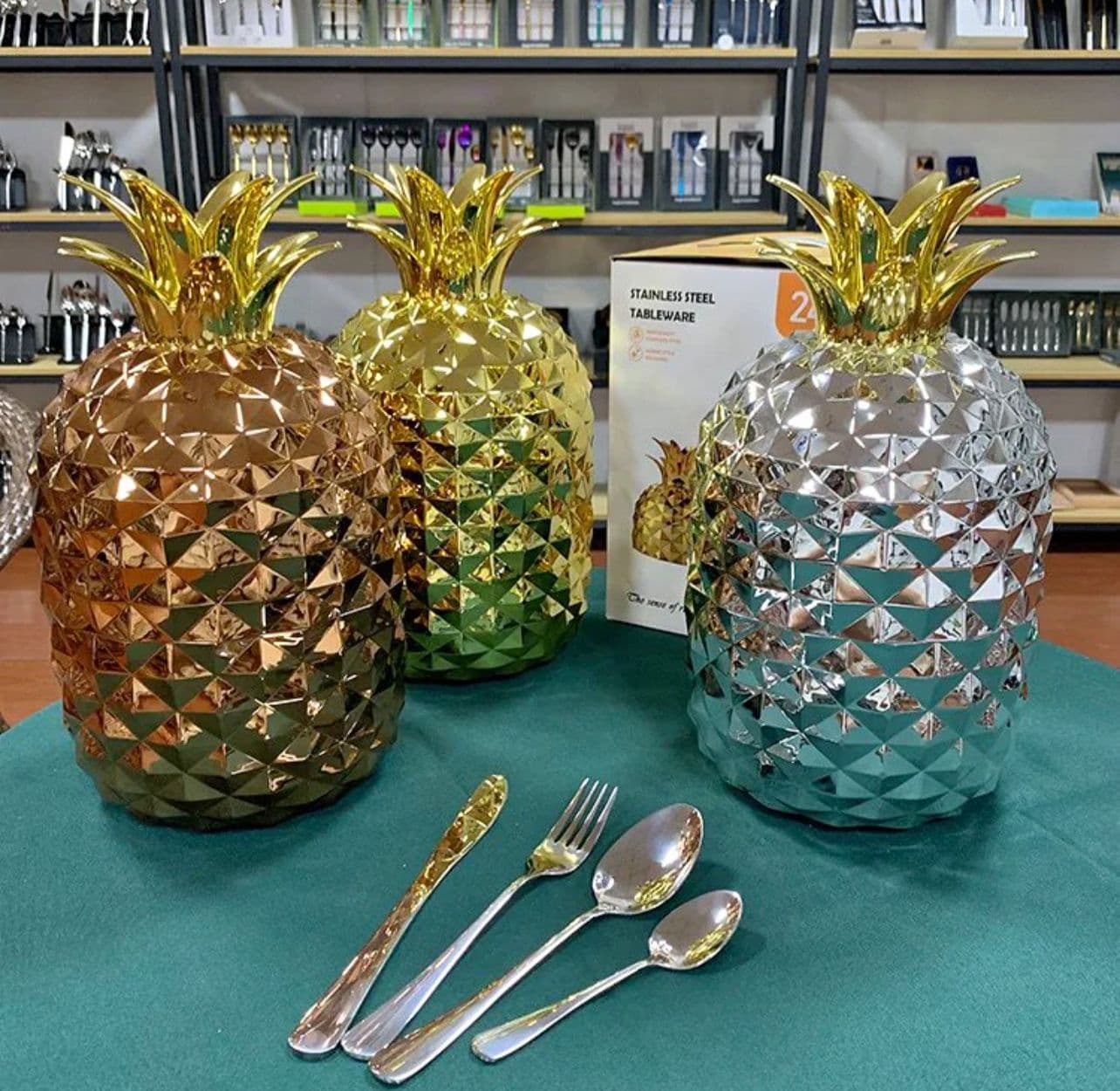 Set Cubiertos Piña 🍍